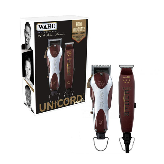 Wahl Professional 5 Star Unicord Combo Magic Clip Clipper & Razor Edger QC Trimmer