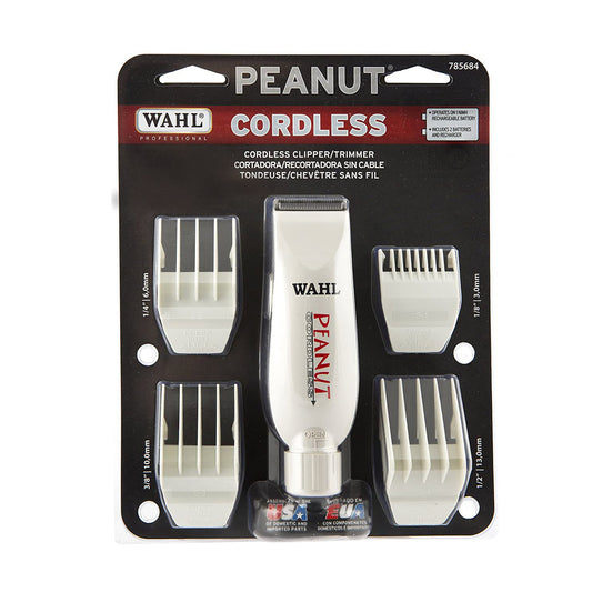 Wahl Professional Peanut Cordless Clipper/Trimmer, White