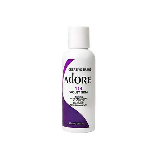 Creative Image Adore Semi Permanent Hair Color, Violet Gem 4oz 114