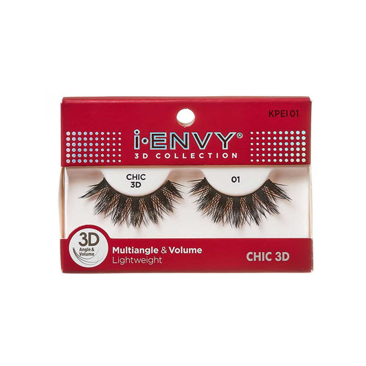 Kiss I Envy Iconic Collection Chic 3D 01 Eyelashes - KPEI01