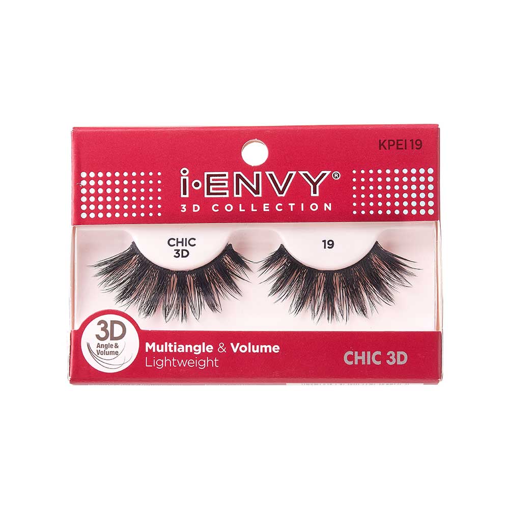 Kiss I Envy Chic 3D Collection 19 Eyelashes - KPEI19