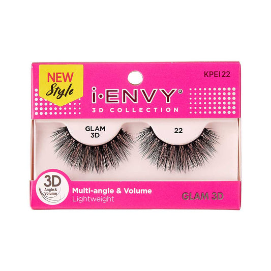 Kiss I Envy Glam 3D Collection 22 Eyelashes - KPEI22