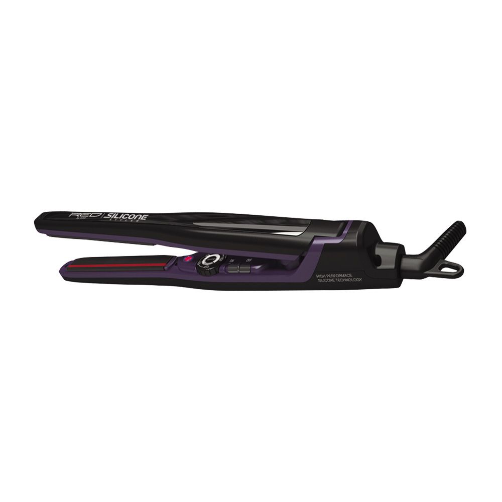 Kiss Red Silicone Flat Iron Styler 1/2"