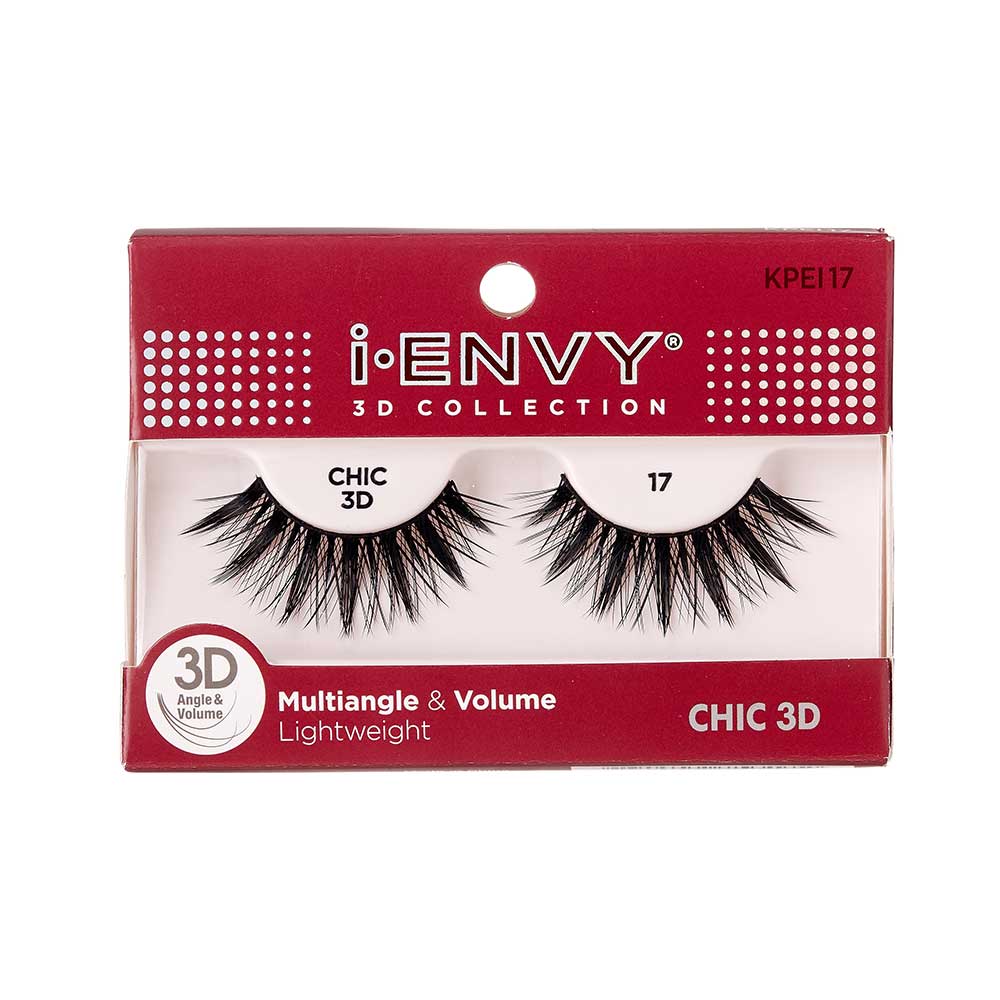 Kiss I Envy Chic 3D Collection 17 Eyelashes - KPEI17