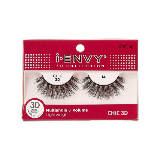 Kiss I Envy Chic 3D Collection 14 Eyelashes - KPEI14