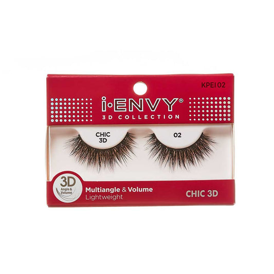 Kiss I Envy Iconic Collection Chic 3D 02 Eyelashes - KPEI02