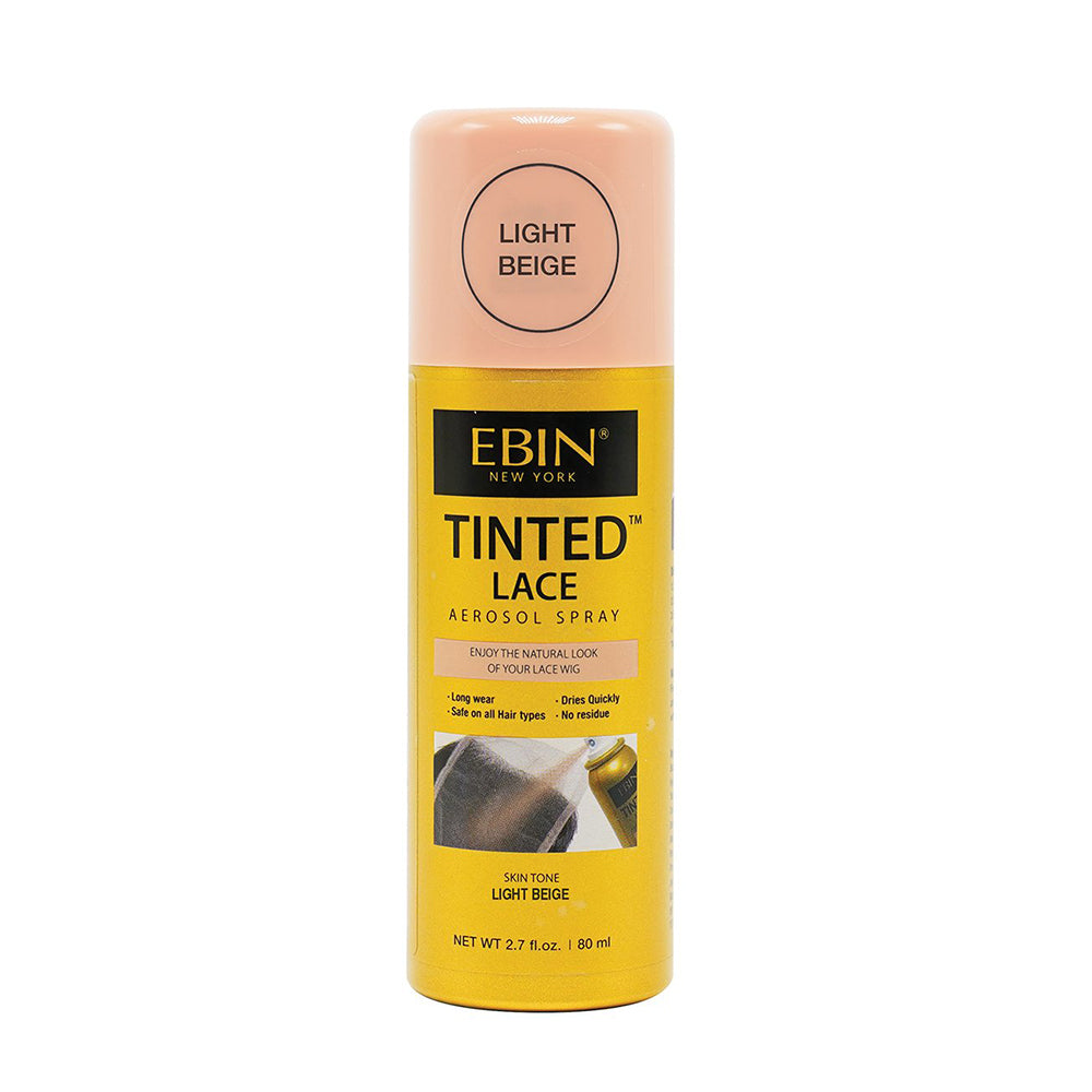 Ebin New York Tinted Lace Aerosol Light Beige Spray, 2.7oz