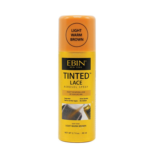 Ebin New York Tinted Lace Aerosol Light Warm Brown Spray, 2.7oz