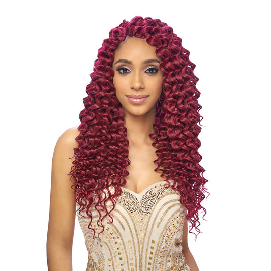 Harlem 125 Kima 3X Ripple 20" Synthetic Hair Deep Crochet Braid