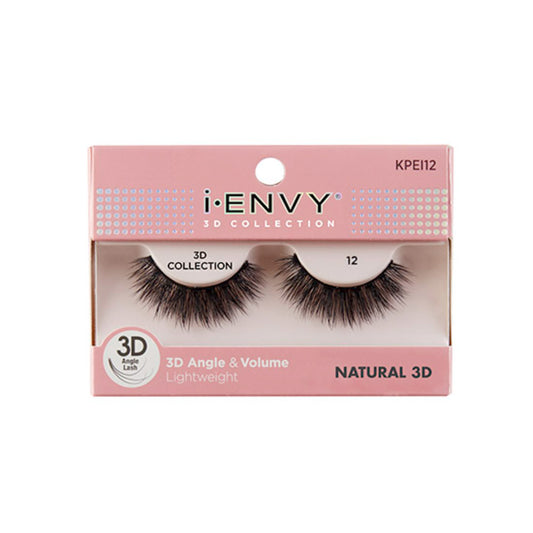 Kiss I Envy 3D Collection Natural 12 Eyelashes - KPEI12