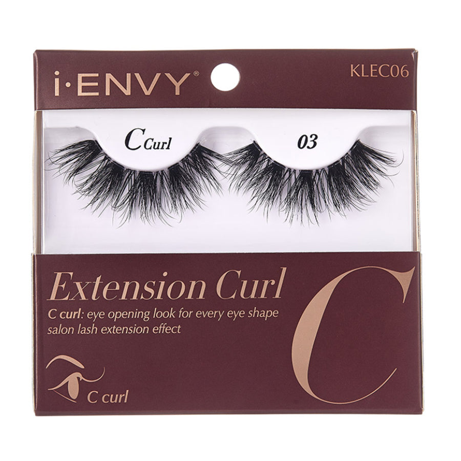 Kiss I Envy Extension C Curl 03 Lashes - KLEC06