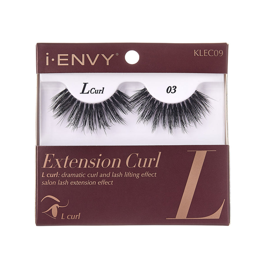 Kiss I Envy Extension L Curl 03 Lashes - KLEC09