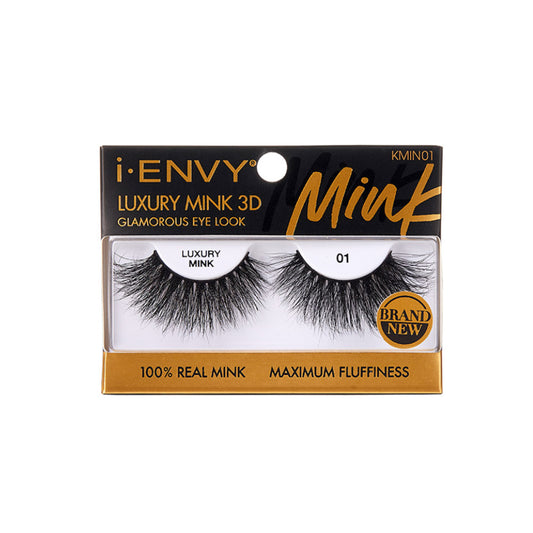 Kiss I Envy Luxury Mink 3D Eyelashes - KMIN01