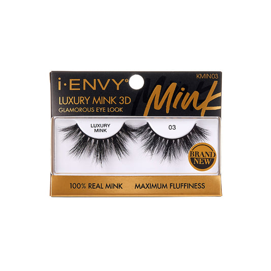 Kiss I Envy Luxury Mink 3D Eyelashes - KMIN03