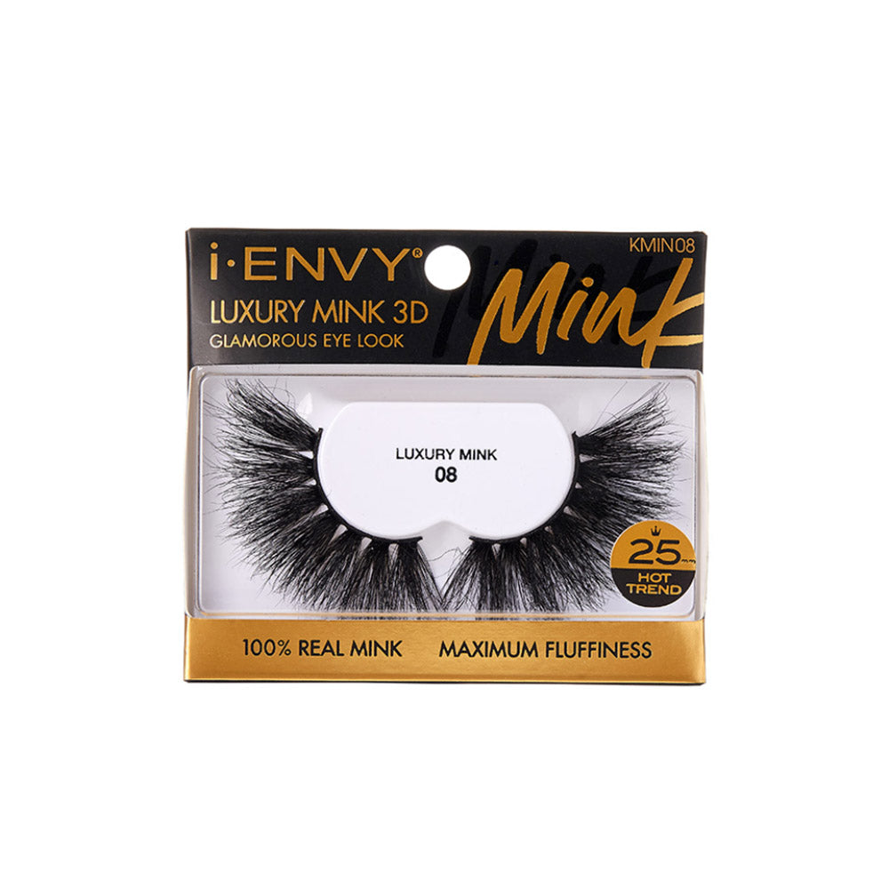 Kiss I Envy Luxury Mink 3D Eyelashes - KMIN08