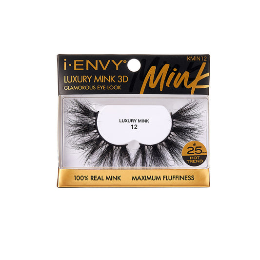 Kiss I Envy Luxury Mink 3D Eyelashes - KMIN12