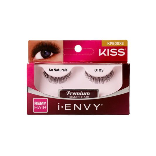 Kiss I Envy Premium Au Natural 01 Extra Short Eyelashes - KPE08XS