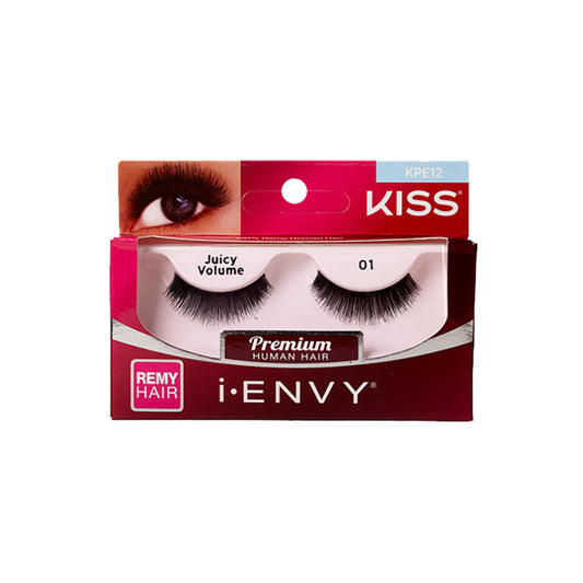 Kiss I Envy Premium Juicy Volume 01 Remi Hair Eyelashes - KPE12