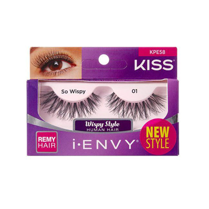 Kiss I Envy Premium So Wispy 01 Eyelashes - KPE58