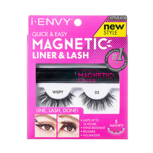 Kiss I Envy Wispy Magnetic Liner & Lash 03 Eyelashes - KPMLK04