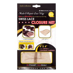 Qfitt Swiss Lace 4x4 Natural Skin Tone Closure Net (M&M #5043)