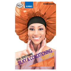 Qfitt Super Jumbo Dual-Sided Orange Sleep Cap (M&M #8000)