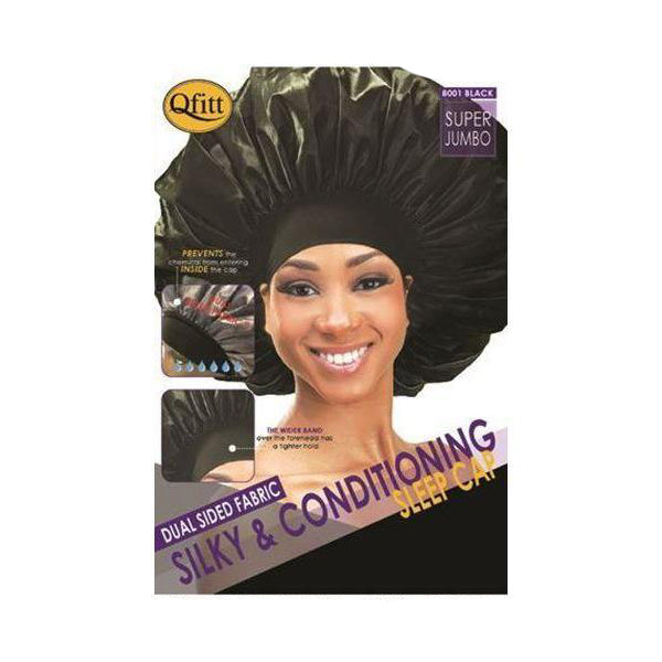 (3 Pack) Qfitt – Center Parting U-Part Wig Cap with Lace #5015