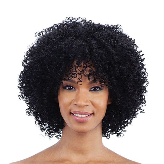 Mayde Beauty Curly Fro Synthetic Hair Full Cap Wig