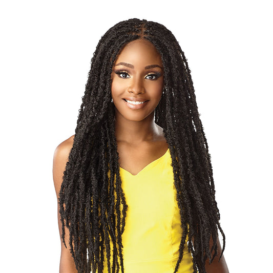 Sensationnel Cloud 9 4x4 Butterfly Locs 30" Hand Braided Synthetic Hair Lace Wig