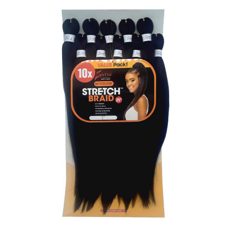 Vivica Fox Amore Mio Spetra 10X 25" Value Pack Stretch Braid