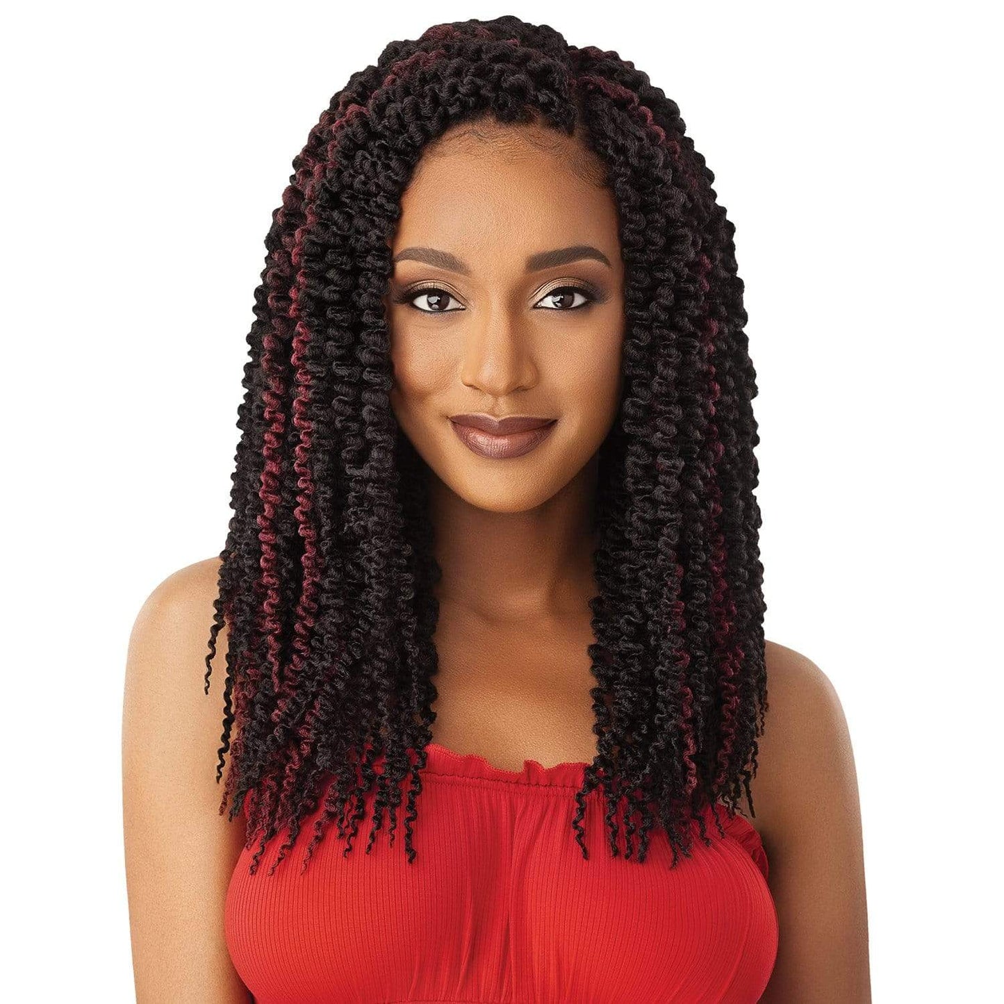 Outre X-Pression Twisted Up Twisted Out Wavy Bomb Twist 14" Crochet Braids