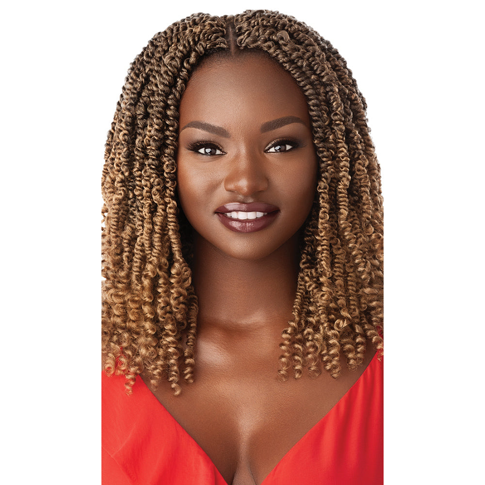 Outre X-Pression Twisted Up Wavy Bomb Twist Curly Tip 12" Crochet Braids