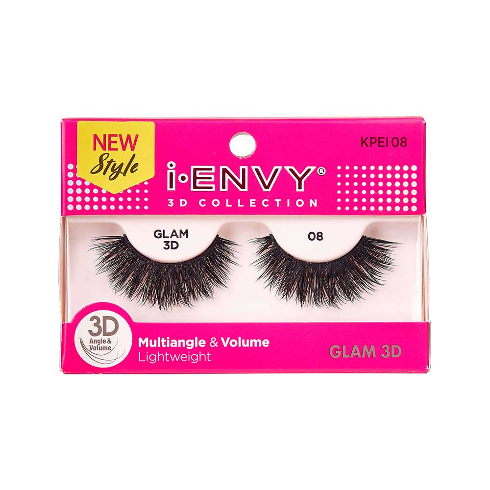 Kiss I Envy Iconic Collection Glam 3D 08 Eyelashes - KPEI08