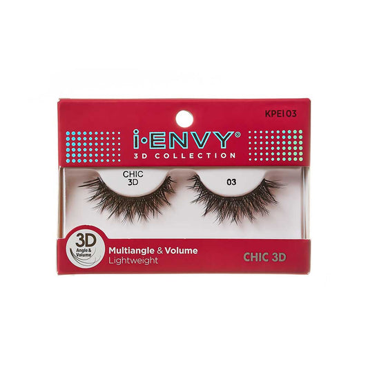 Kiss I Envy Iconic Collection Chic 3D 03 Eyelashes - KPEI03