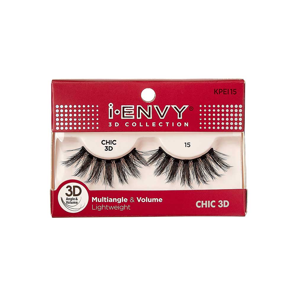 Kiss I Envy Chic 3D Collection 15 Eyelashes - KPEI15