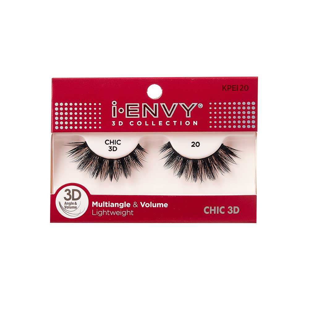 Kiss I Envy Chic 3D Collection 20 Eyelashes - KPEI20