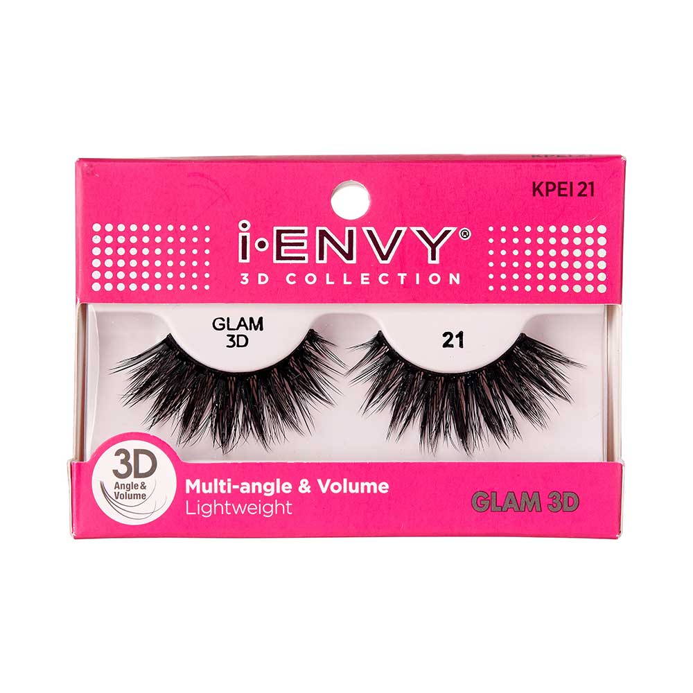 Kiss I Envy Glam 3D Collection 21 Eyelashes - KPEI21