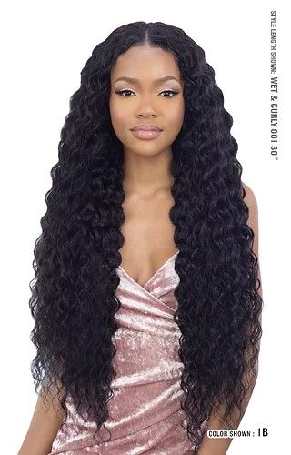 Mayde Beauty Wet & Curly 001 Bloom Bundle Synthetic Hair Weave