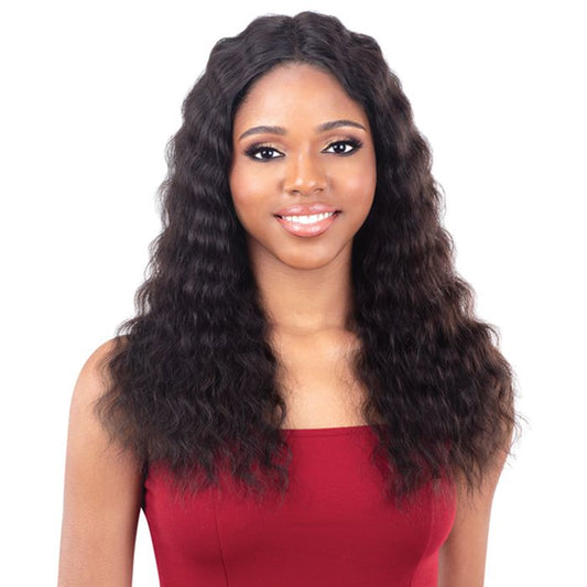 WQC22 W/Q SOFT CRIMP CURL 22" HAUTE HD LACE FRONT #NAT