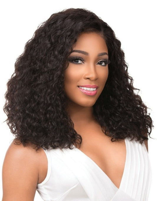 Sensationnel Bare & Natural Deep Curly Swiss Lace Front Wig